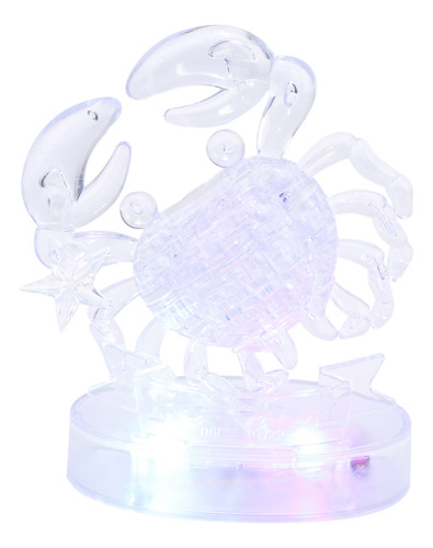 Puzzle Jigsaw Diy Crystal, Luz Led Tridimensional Con Forma