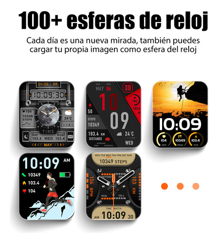 Smartwatch 2.02 Tft S320b 3atm Reloj Deportivo Con Linterna