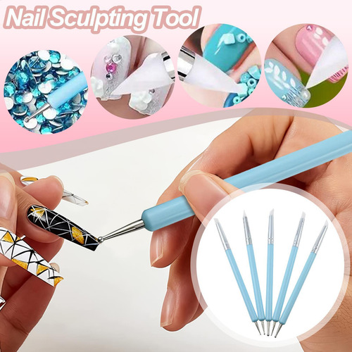 Herramientas De Uñas De Silicona Herramientas De Arcilla Esc