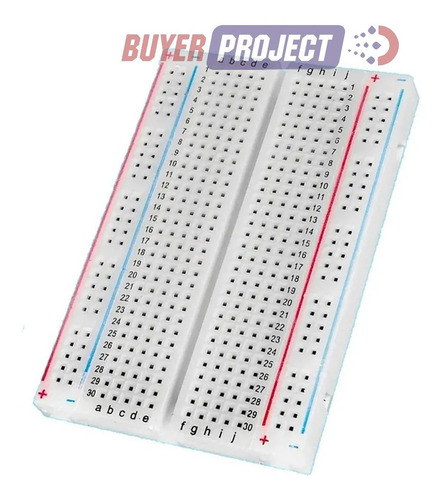 Protoboard Universal De 400 Puntos 2 Terminales 3 Distribui.