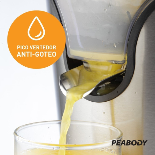 Imagen 6 de 6 de Extractor De Jugo Exprimidor Electrico Peabody Ec403 Oferta
