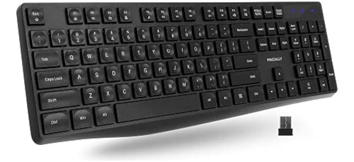 Teclado Inalámbrico Macally 2.4 - Teclado De Computadora De 