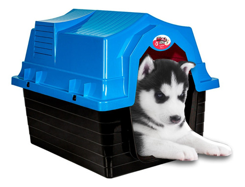 Casa Pet N3 Casinha Cães Cachorros Gatos De Plástico Forte