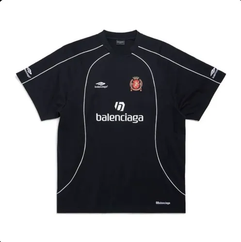 balenciaga サッカーシャツ ブラック 10 PARIS Camiseta Balenciaga Paris #10 Soccer Jersey Oversized | MercadoLivre
