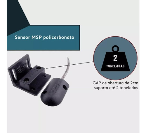 Kit Alarme Gsm B1 Sensor Porta De Aço Configurado