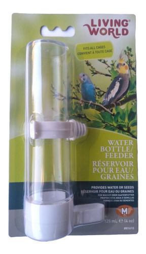 Bebedero - Comedero Aves Pequeñas Living World 125ml