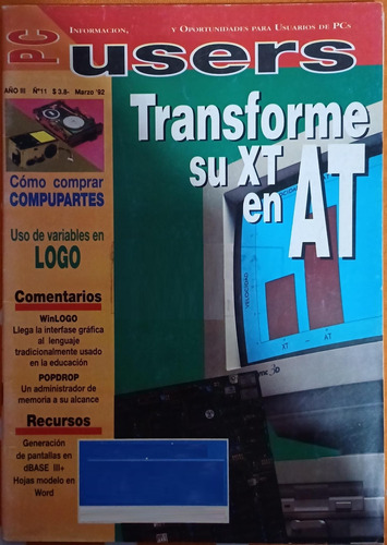 Revista Pc Users Argentina N° 11 1992