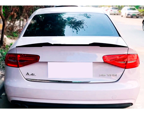 Alerón Audi A4 B8 B8.5 2009-2019 V-style Negro Brillante