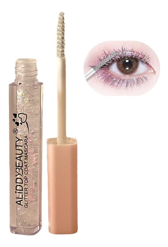 Mascara De Pestaña Transparente Con Glitter