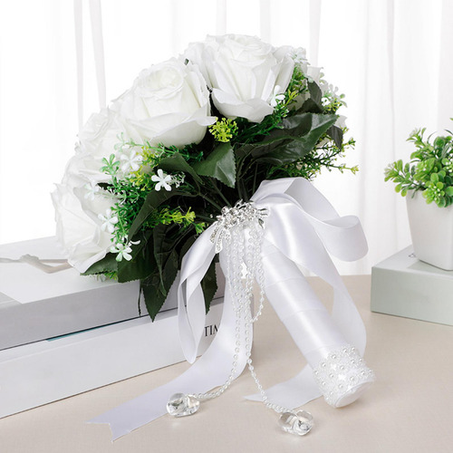 Ramo De Novia Con Flores Artificiales, Ramo De Novia