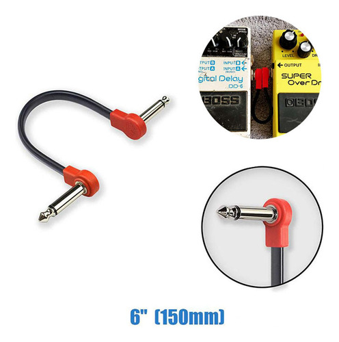 Cable De Conexión Para Cables De Instrumentos De 30cm Rojo