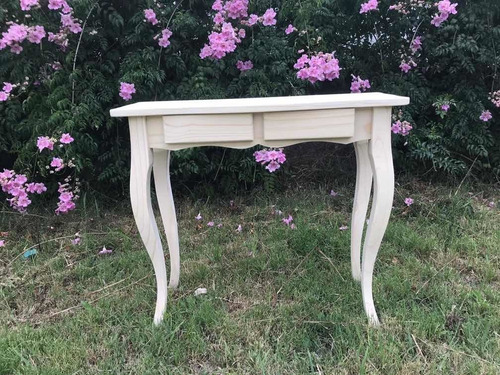 Dressoire, Mesa De Arrime,recibidor,dos Cajones Vintage