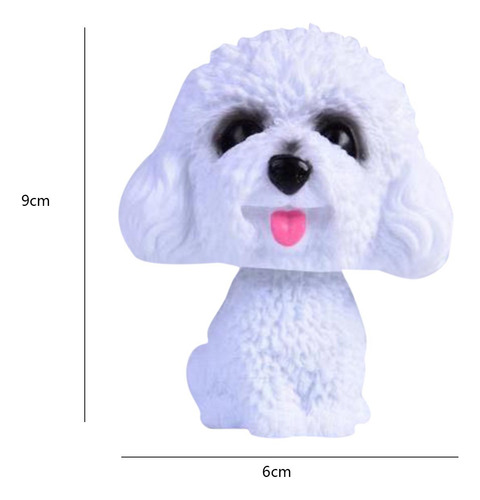 Bobble Head Dog Simulation Shaking Head Dog Decor Para El