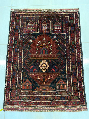 Tapete Artesanal Baluch 1.43 X 1.05 M Ref 72101