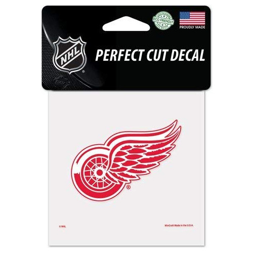 Calcomanía De Corte O De Detroit Red Wings, 10 Cm X 1...