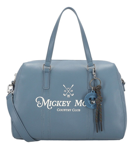 Bolsa De Mano Para Mujer Mickey W Capsule Azul Hbgenoteng2cw Acabado De Los Herrajes Níquel Diseño De La Tela Gráfico
