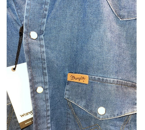 Imagen 3 de 4 de Camisa De Jean Wrangler Hombre Original Varios Colores
