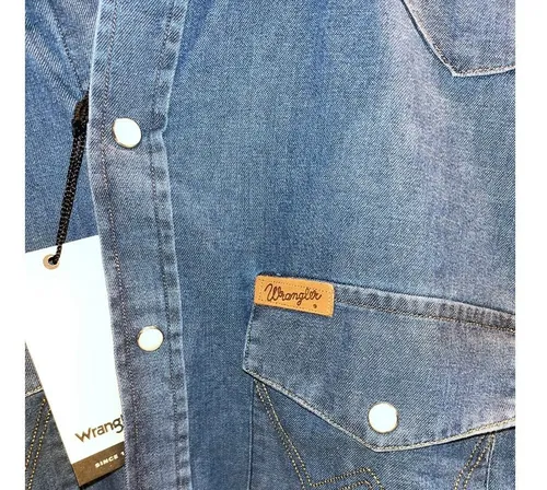 Camisa de jean hombre wrangler hotsell
