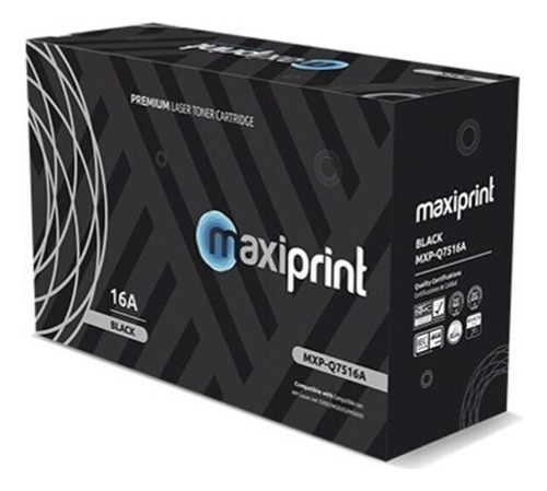 Cartucho De Toner Maxiprint Compatible Con Hp Q7516a Negro