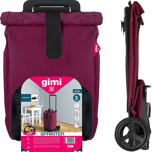 Imagen 7 de 10 de Chango De Compras Plegable Carro Facil Guardado Gimi Italia