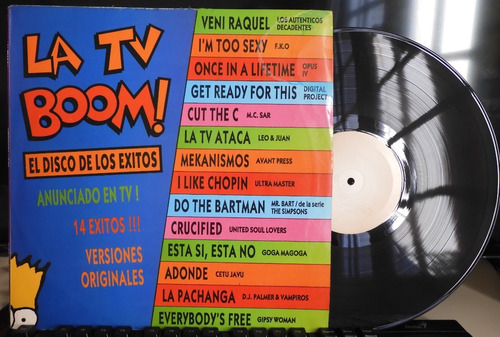 Vinilo Lp La Tv Boom! Tema De Leo García - Exc - Edfargz