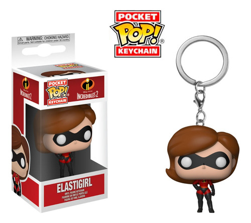 Llavero De Elastigirl / Los Increíbles Incluye - Caja Funko