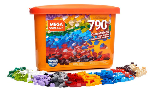 Mega Construx Mega Caja De 790 Micro Bloques