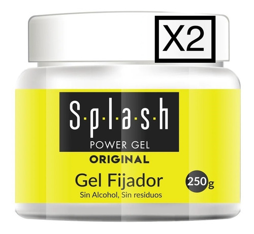 Gel Fijador Splash Power Gel Original 250gm