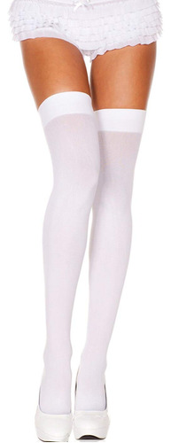 Leg Avenue - Medias Para Mujer, Blanco