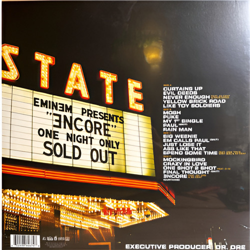 Lp X 2 Eminem Encore Vinilo Original Eu 2004