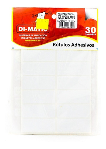 Rotulo Adhesivo Blanco 5020 Dimatic