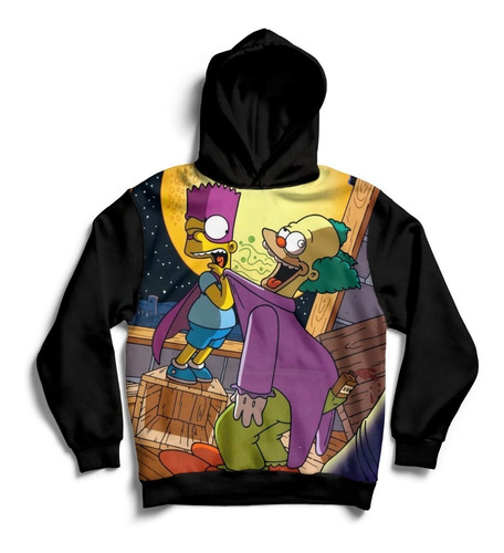 Buzo Con Capucha Los Simpsons Bartman Krosty Bart