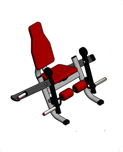 Planos De Gym Para Construir Extensión De Cuádriceps M1