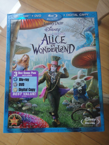 Disney Alicia En País De Matavillas (burton) Blu Ray Sellado