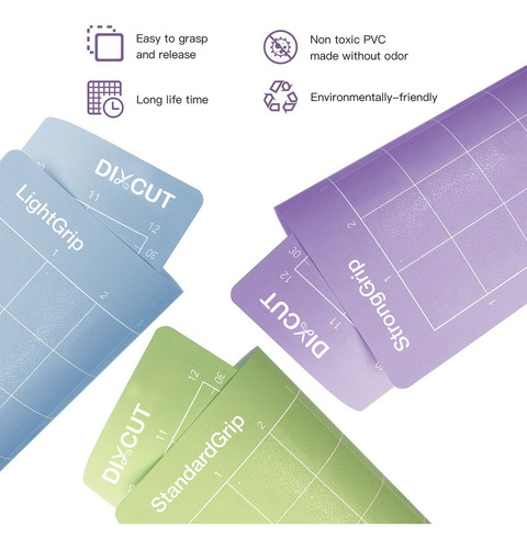 3 Bases De Corte Para Silhouette Cameo Cricut 30,5x30,5cm Mecolour