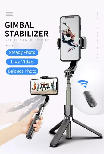 Palo Selfie Estabilizador Bluetooth Q08 Inalámbrico Retráctil