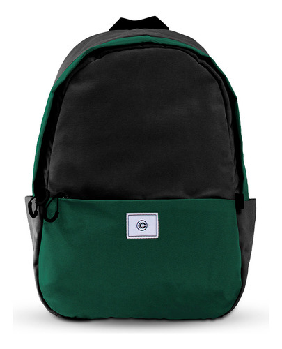 Mochila Para Laptop Coolcapital Tanker 15 Pulgadas Color Negro con Verde