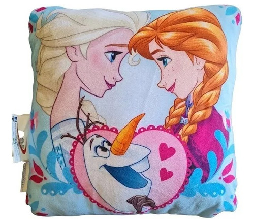 Cojin Frozen Anna Y Elsa 28 Cm X 28 Cm Original