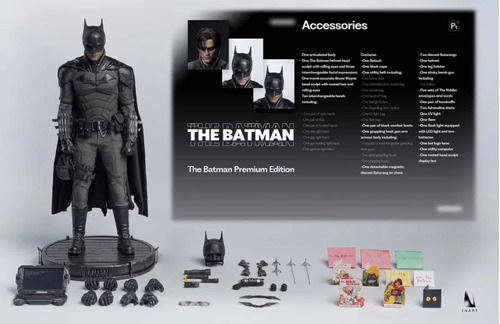 The Batman Inart Premium Edition Cabello Enraizado
