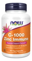 Comprar Vitamina C Y Zinc | Ácido Ascórbico Y Zinc | 90 Caps Veganas