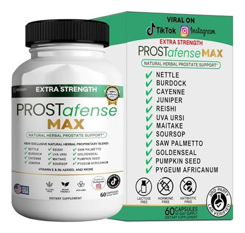 Prostafense Max Suplemento Próstata 60 Cápsulas