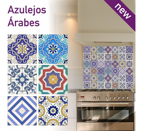 Azulejos Adhesivos Pack X 6 Uds. 10x10cm | Vinilo Design