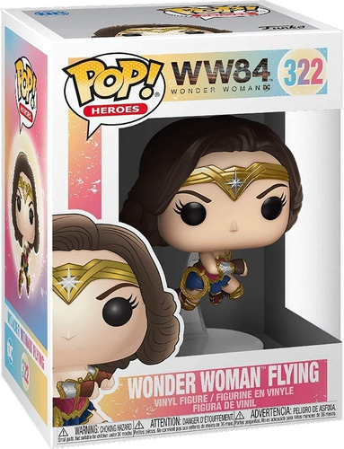 Wonder Women Mujer Maravilla Volando Funko Pop 322 Metajuego