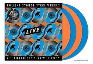 The Rolling Stones Steel Wheels Live Vinilo Cuadruple Color