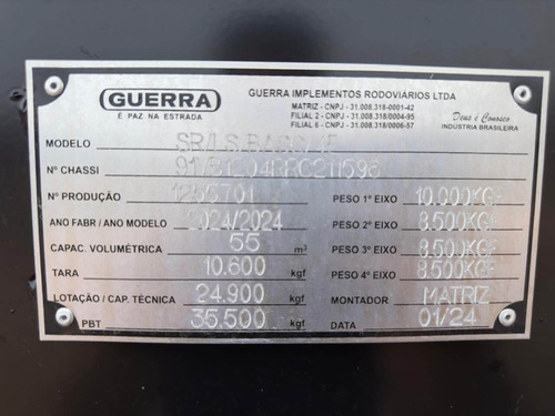 Caçamba Guerra 2024/24 4 Eixos 7f88