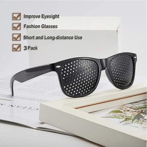 Gafas Reticulares Estenopeicas Mejorar Visión Fatiga Ocular