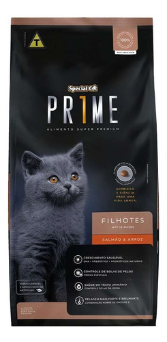 Ração Special Cat Prime Salmão Gatos Filhotes 3kg