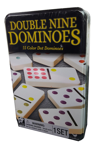 Juego De Mesa Domino Doble Nueve- Cardinal Games