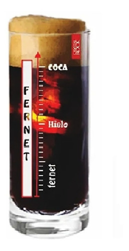 Vaso De Vidrio Fernet Grande Tragos Con Medidor 750ml Silmar