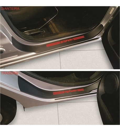 Imagem 1 de 1 de Acessórios Sandero Stepway Soleiras Protetoras Frete Gratis